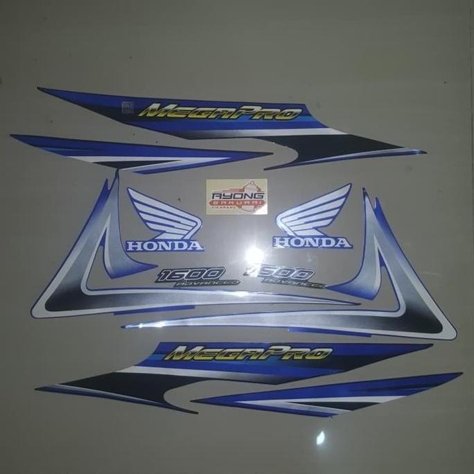 BEST SELLER STRIPING MEGAPRO PRIMUS 2006 BIRU HITAM