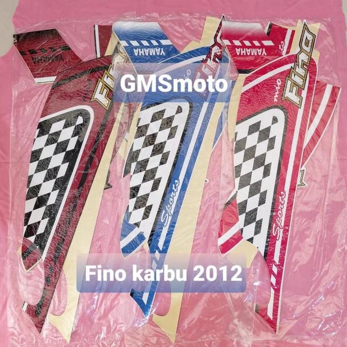 TERBARU STRIPING MOTOR FINO KARBU 2012 / STIKER BODY FINO KARBU 2012