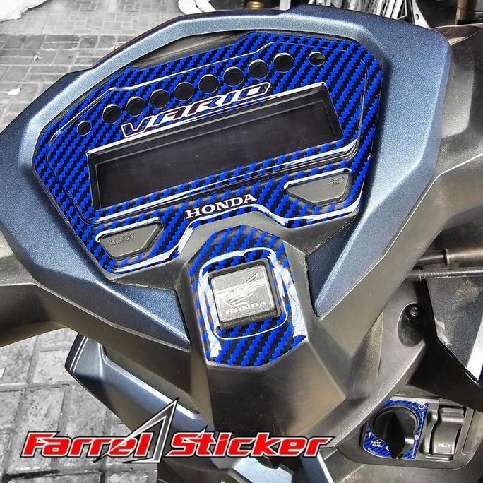 TERLARIS STICKER SPEEDOMETER TIMBUL VARIO 125 NEW STIKER EMBLEM CLICK 125 2023