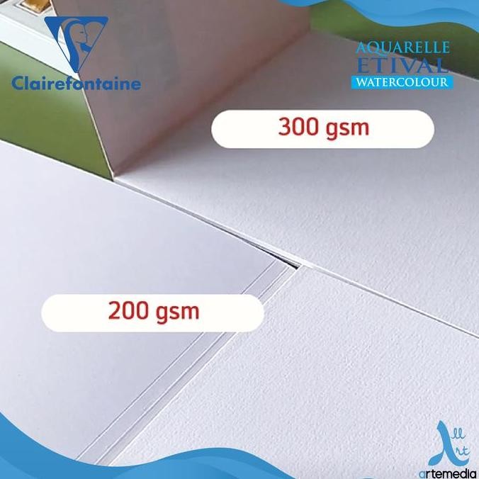 

Sale Kertas Cat Air Clairefontaine Etival A4 Cold Pressed Watercolor Pad