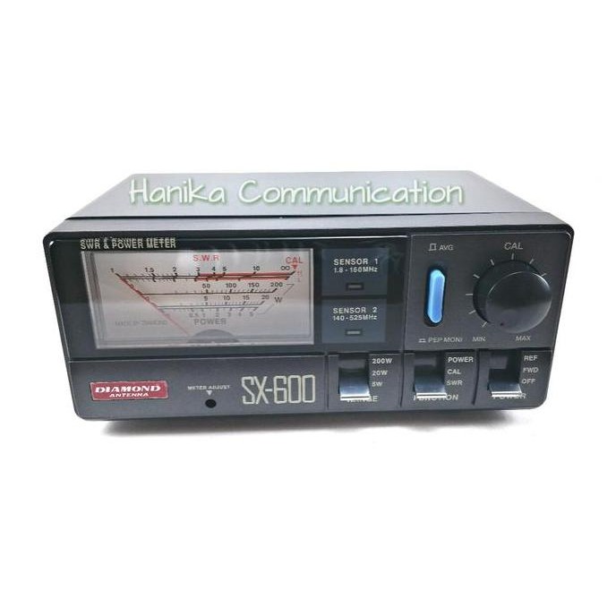 TERLARIS - Diamond Antenna SX-600 SWR Power Meter SX600 HT Kabel Frekuensi Antena