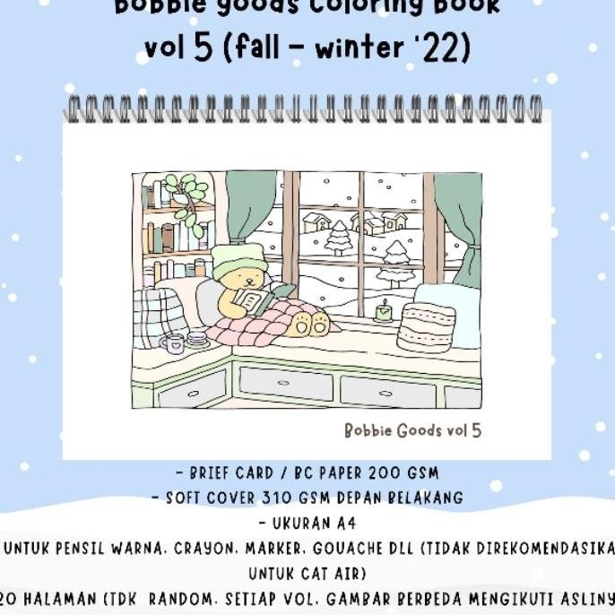 

Bobbie Goods Colng Book Vol 5 Fall Winter 22 20 Halaman Buku Mewarnai Kertas Bc Tebal 200 Gsm