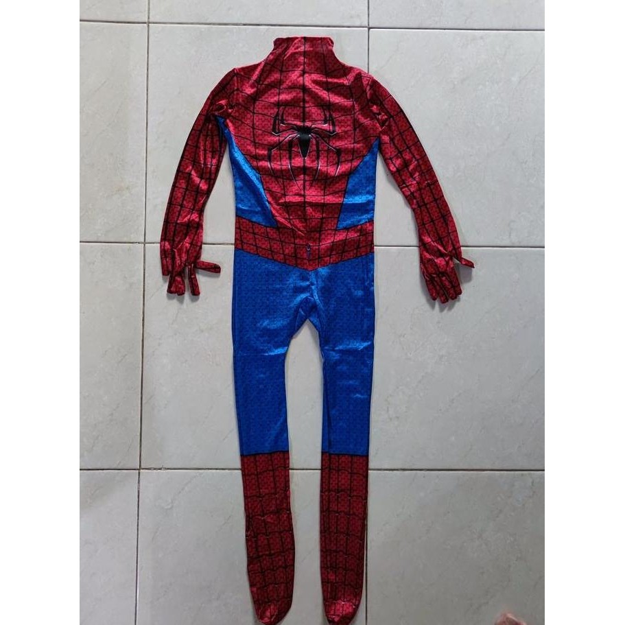 Original.. Kostum Superhero Anak Spiderman Import Dewasa Baju Cosplay Laki-Laki