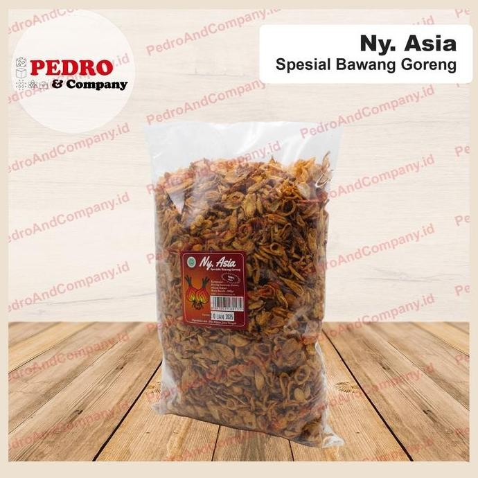 

Ny Asia Bawang Goreng 500 Gram - Fried Shallots / Red Onion Siap Makan