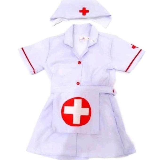 Masih Ready Baju Profesi Perawat Kesehatan Kostum Perawat Anak Aksesoris