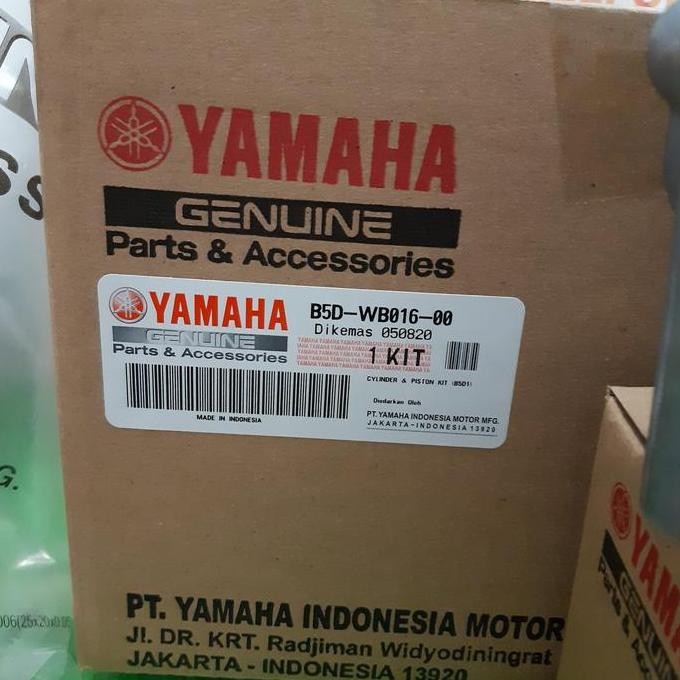Blok + Seher Piston Paket B5D-Wb016-00 Freego Mio M3 Mio Z Asli Yamaha