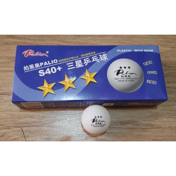 Bola Pingpong Palio 3* 40+ isi 10 GM