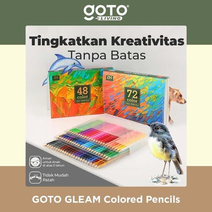 

TERMURAH - Goto Gleam Color Pencil Pensil Warna Lengkap Isi 48 72 Pcs Besar