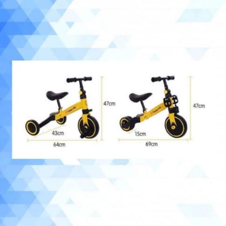 sepeda anak roda 3 / mainan sepeda/ sepeda anak 2in1/ sepeda pedal/sepeda anak tiga roda