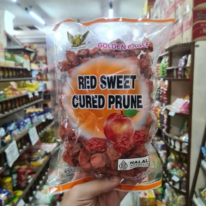 

Terlaris | Terbaru | Best Seller | Termurah Golden Eagle Semboi Merah Kiamboi Sweet Cured Prune 400 G Original | High Quality | Berkualitas