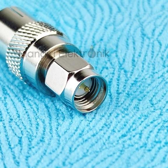 Konektor Pal Female to SMA Male - Konektor Lec Pal DVB-T TV Female Jack Ke SMA Male murah