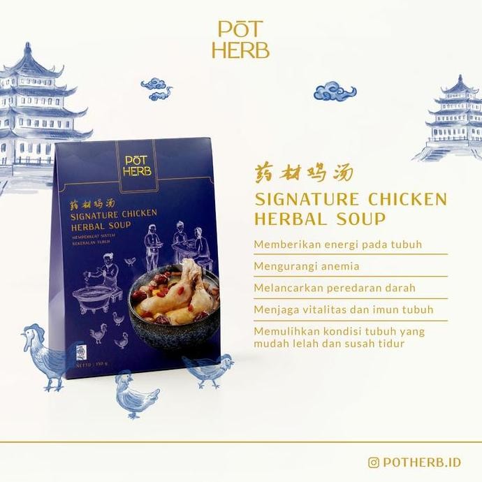 

Terlaris | Terbaru | Best Seller | Termurah [Potherb] Signature Chicken Herbal Soup - (S01-Ch) Original | High Quality | Berkualitas