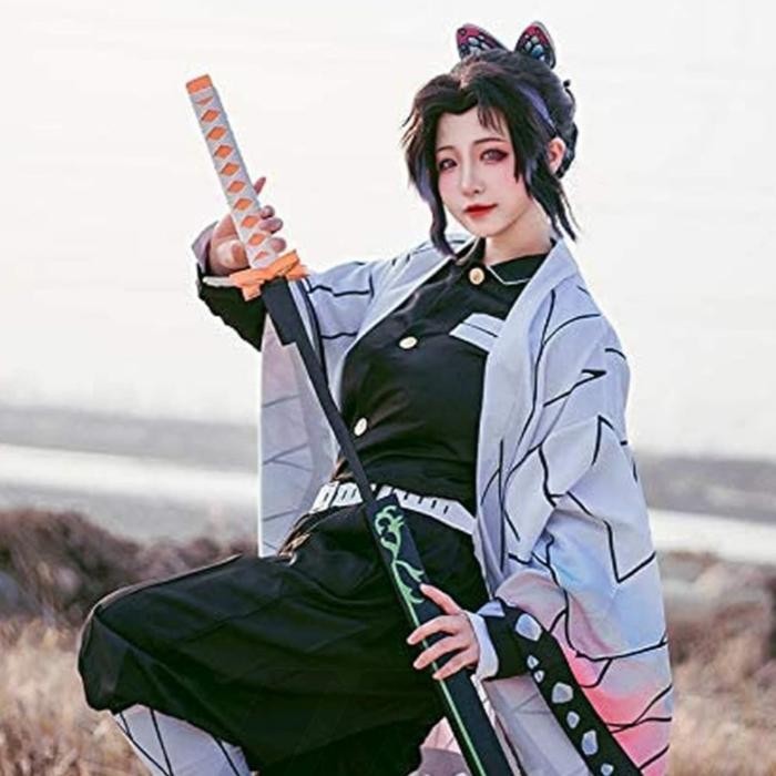 Wig Shinobo Rambut Palsu Anime Shinobu Cosplay Wig Cosplay Rambut Palsu Shinobu