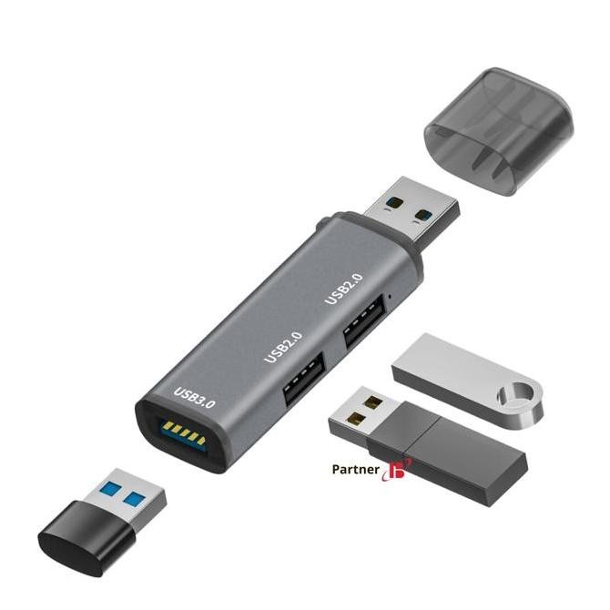 Mini 3 Port USB 3.0 2.0 USB HUB Extension 3in1 HUB USB murah