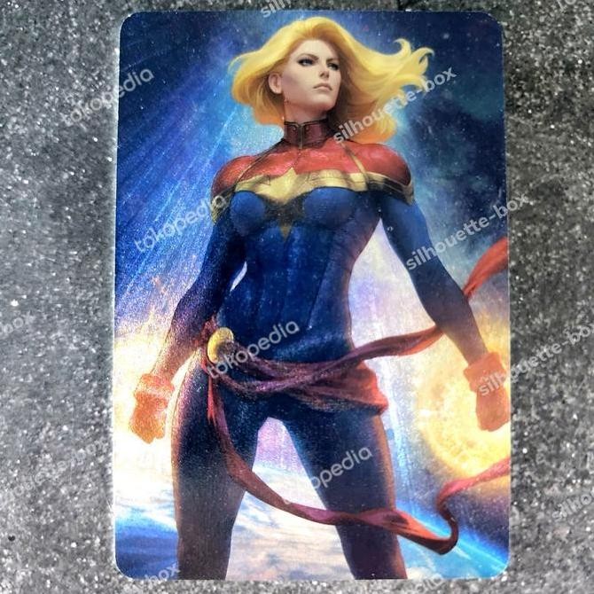 Artgerm Carddass Masters Captain Marvel Metal 3D Hologram Card