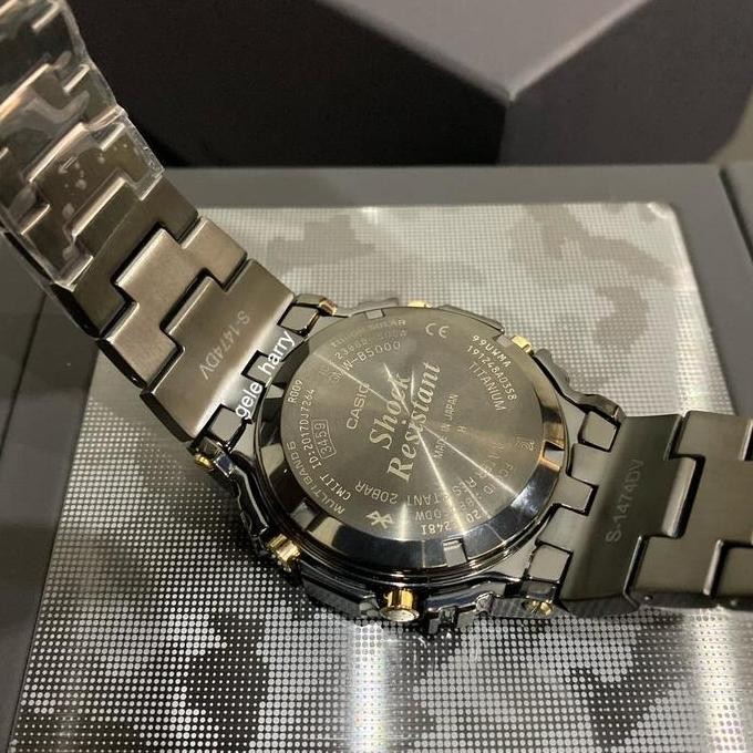 Baru Gshock GMW B5000TCM-1 Full Titanium Laser Camouflage Camo