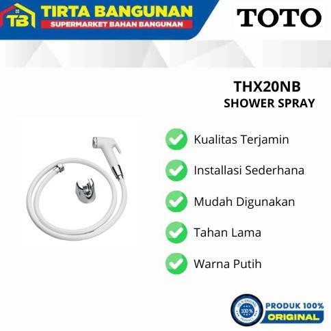 Terbaru Jet Shower TOTO THX20NB Shower Spray Bidet Closet Toilet Kloset Original
