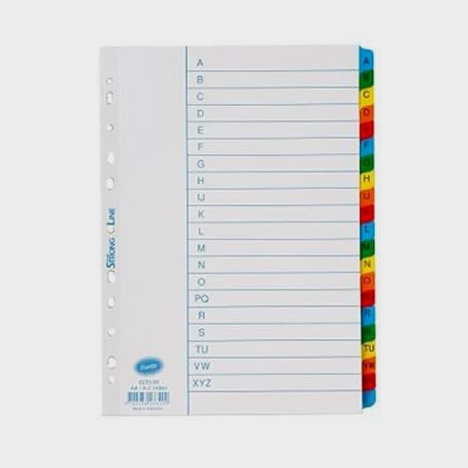 

New DIVIDER BANTEX A4 A-Z 6233 / pembatas kertas