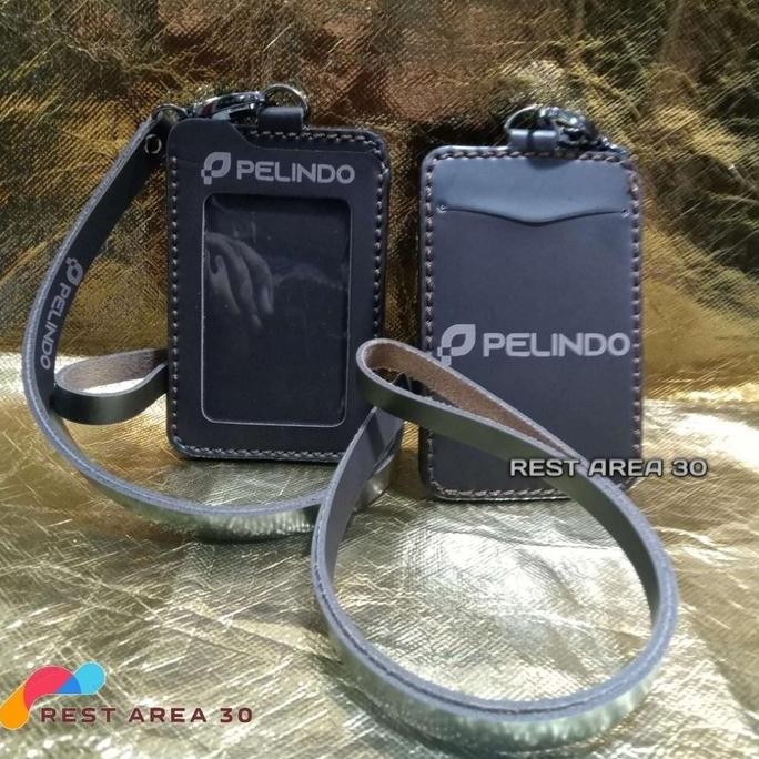 

New ID Card Holder Tali Lanyard Name Tag Logo PELINDO