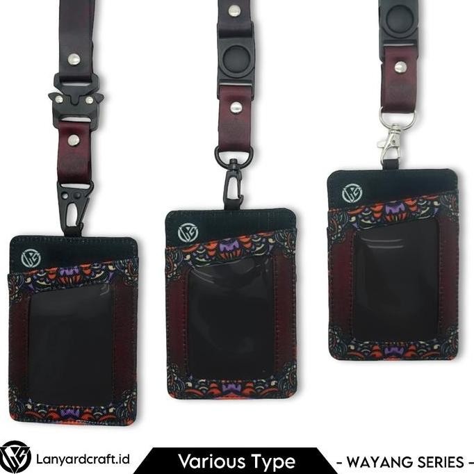 

New LC.ID Lanyard Craft Wayang V2 Gantungan Tali Holder Card Printing