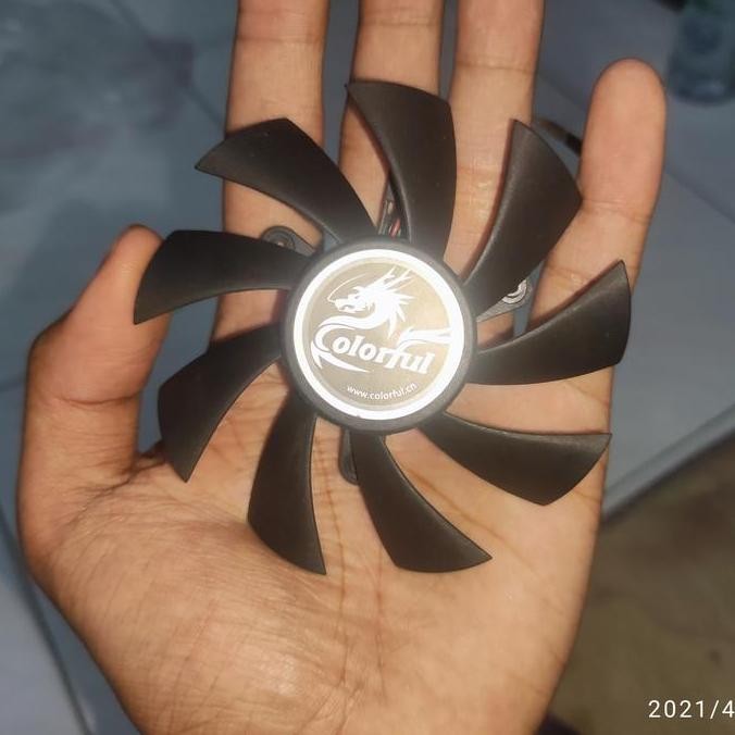 Fan Vga 75mm / 85mm 4pin universal EVGA Gtx RX ORIGINAL Taiwan murah