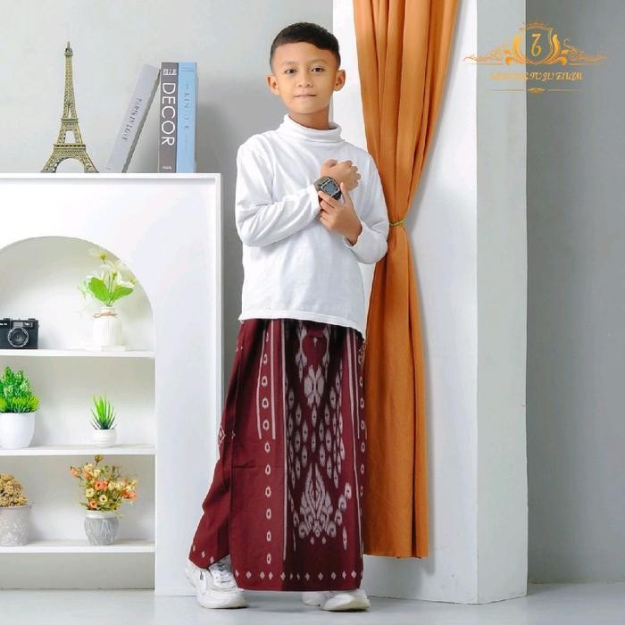 Sarung Celana Anak Kekinian Kain Gajah Duduk Original Lembut Nyaman