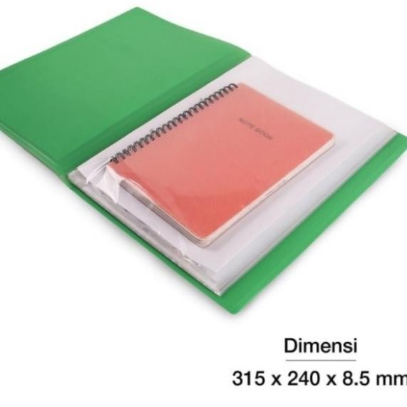 

New Clear holder/dokumen keeper/display book A4 inter x folder 40 lembar