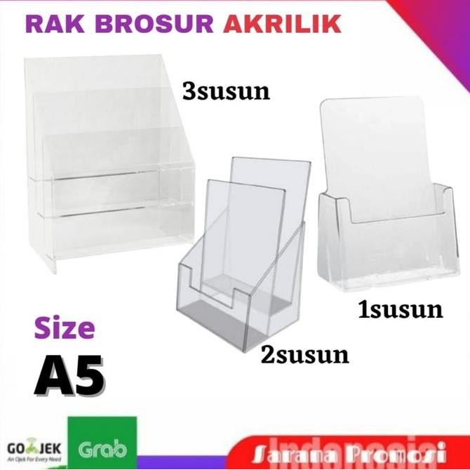 

New Akrilik Tempat Brosur A5 / AKRILIK Custom / AKRILIK DISPLY