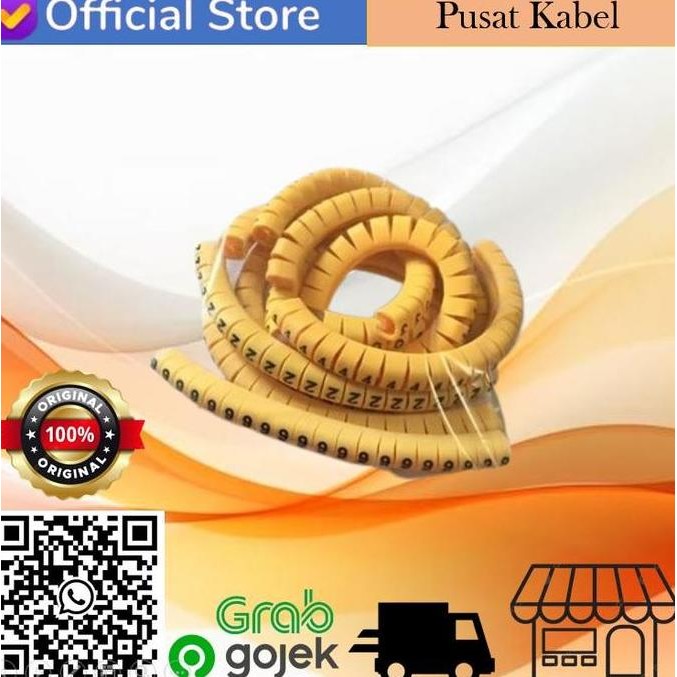 

LABEL MAKER ANGKA 0-9 / PENANDA KABEL LAN / NOMORIN KABEL LAN murah