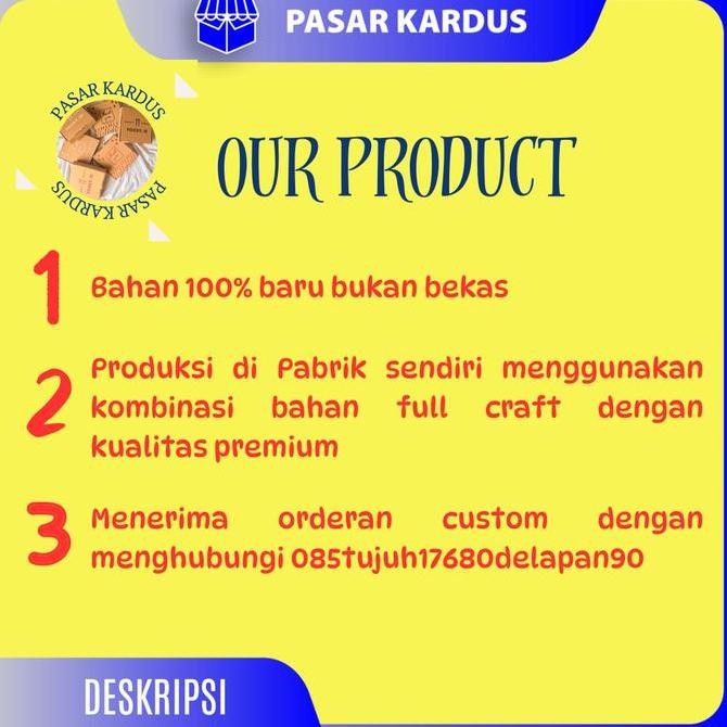 

New FILE BOX UK.42x35x30cm Dus Arsip / Box File / Karton Arsip