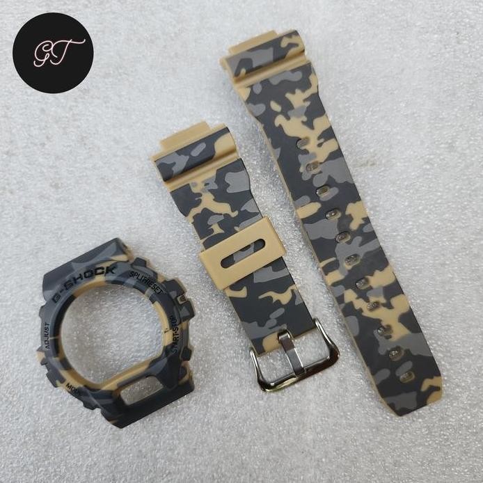 Baru BnB Bezel Strap DW-6900 DW-6600 Camouflage