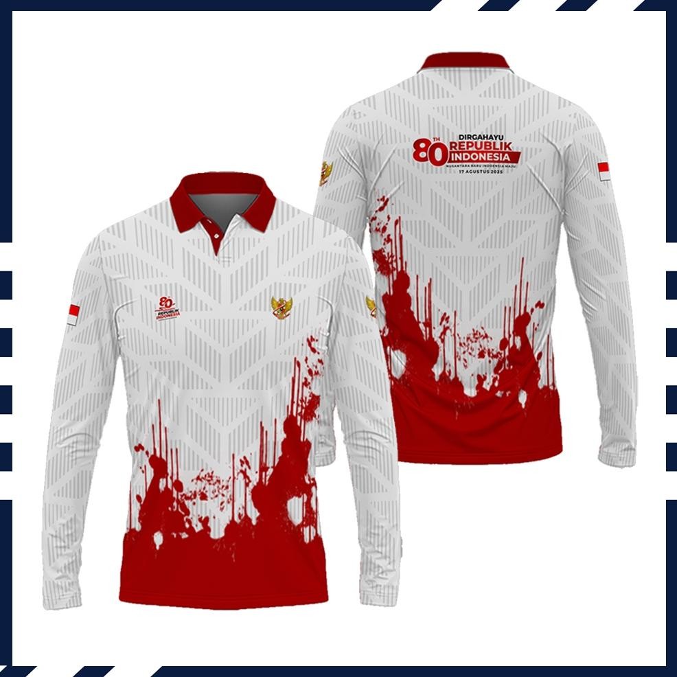 Recomend Kaos 17 Agustus / Baju Kaos 17 Agustus Lengan Panjang / Baju 17 Agustus 2025 / Kaos 17 Agus