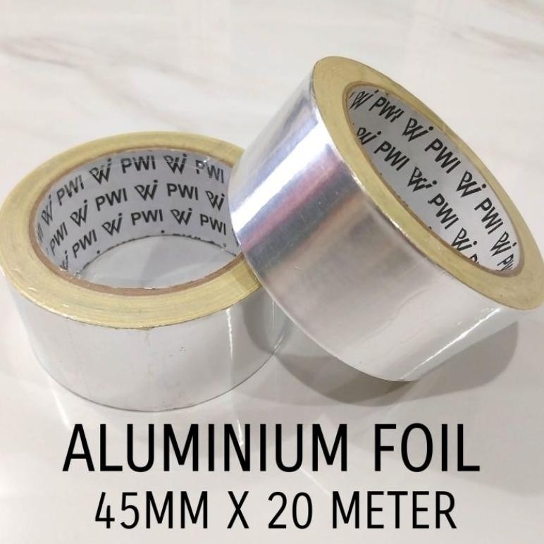 

Rd1- Lakban Alminium Foil Solasi Aluminium 45Mm X 20M