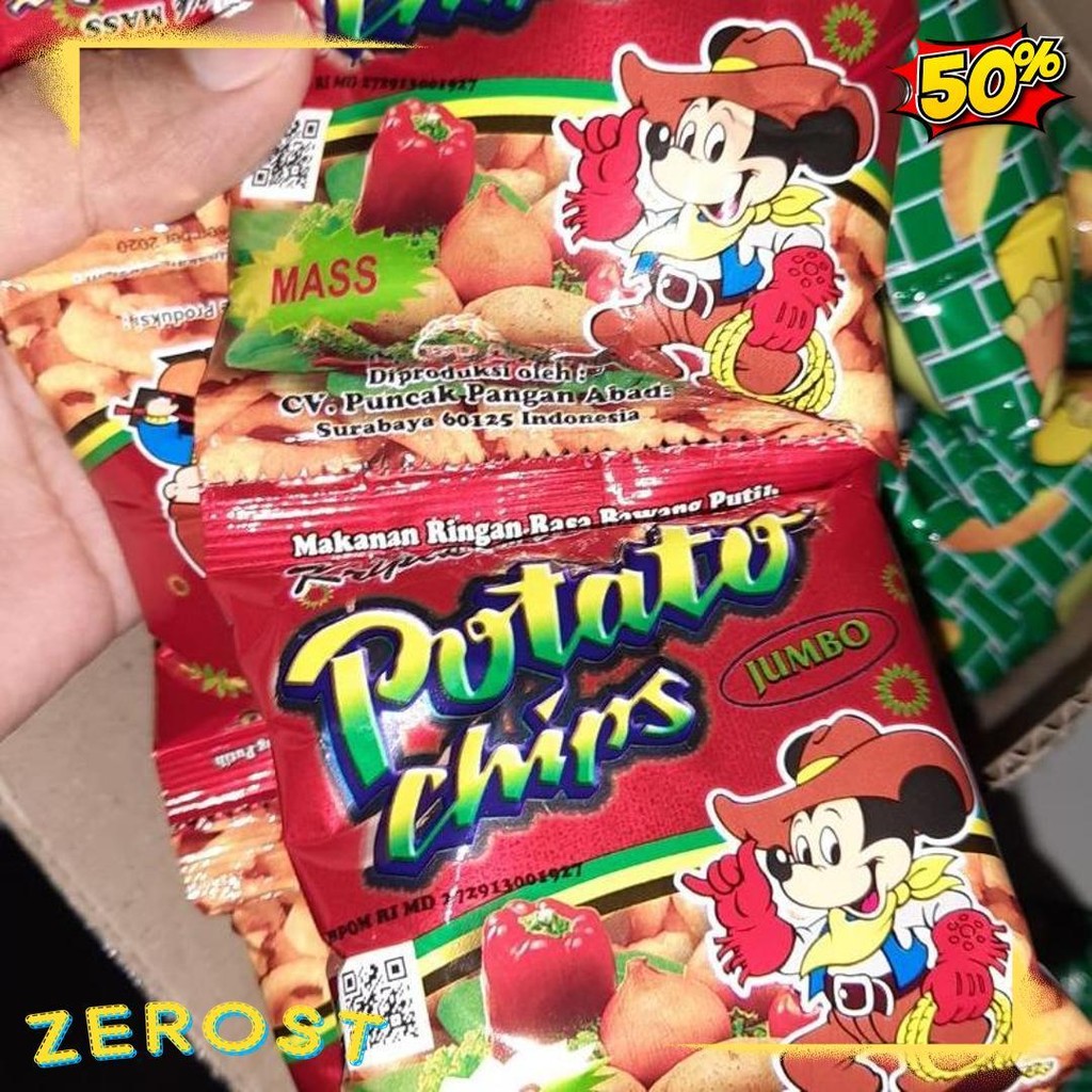 

(1 Dus) Potato Chips/Golden Chips 1 Dus 6 Renceng Flash Sale! Diskon Hingga 70%
