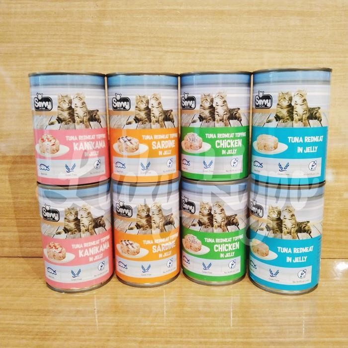 

DMS Makanan Kucing Basah Cat Food Kaleng Savvy Red Meat 400gr