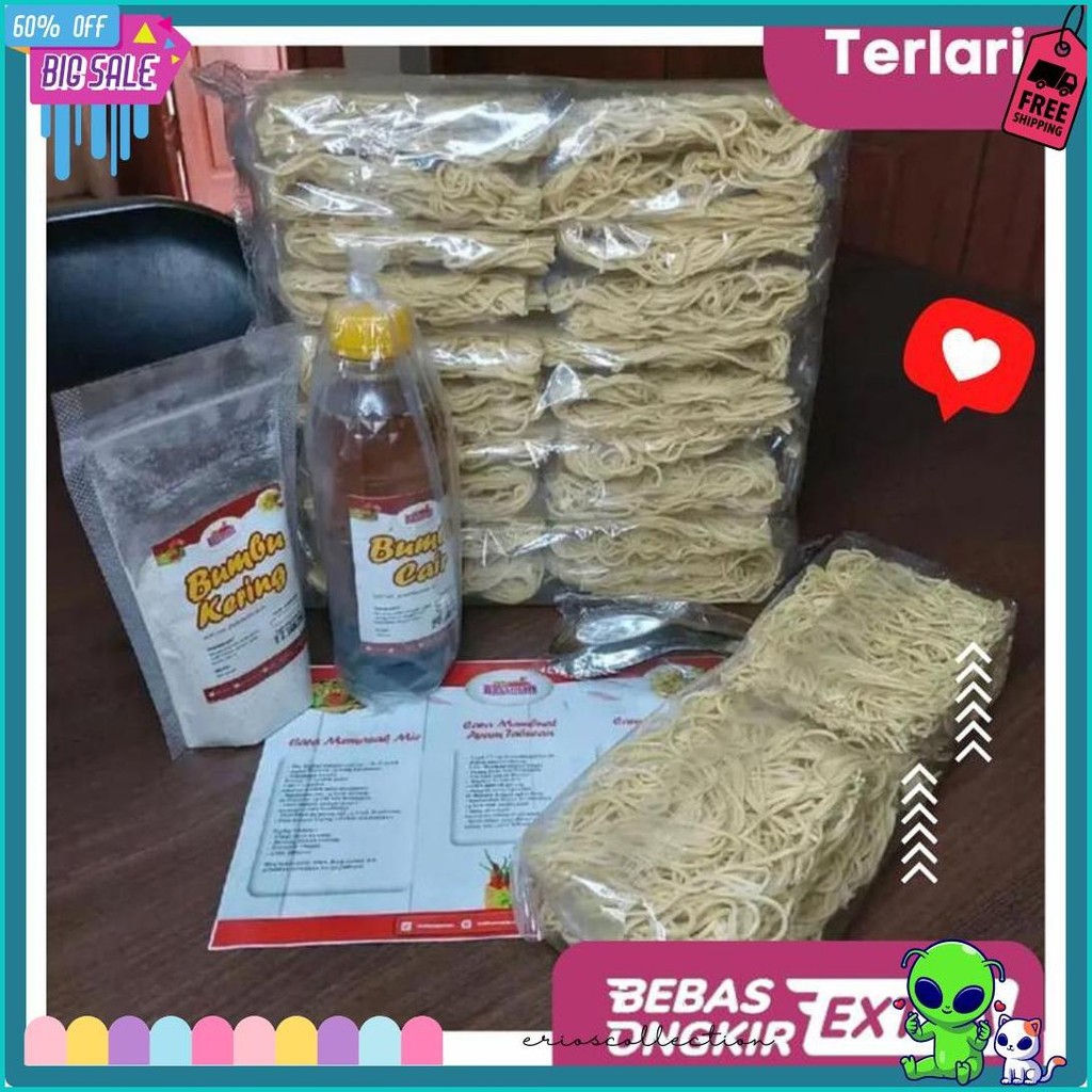 

Paket Bahan Baku Mie Newmind 20 Porsi Ala Mie Gacoan | Wizzmie | Mie Kober Flash Sale! Diskon Hingga 70%