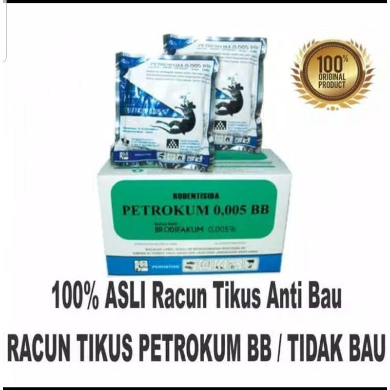 Racun Tikus Petrokum Anti Bau / Racun Tikus Mati Kering Tidak Bau