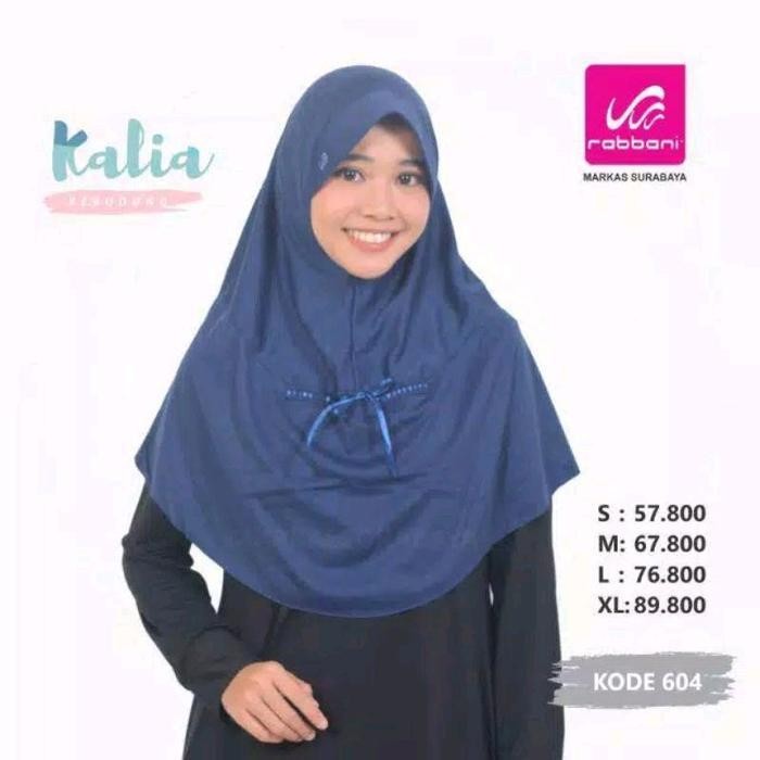 RHS Rabbani-kerudung Kalia serut Depan Jilbab  Instan Muslim
