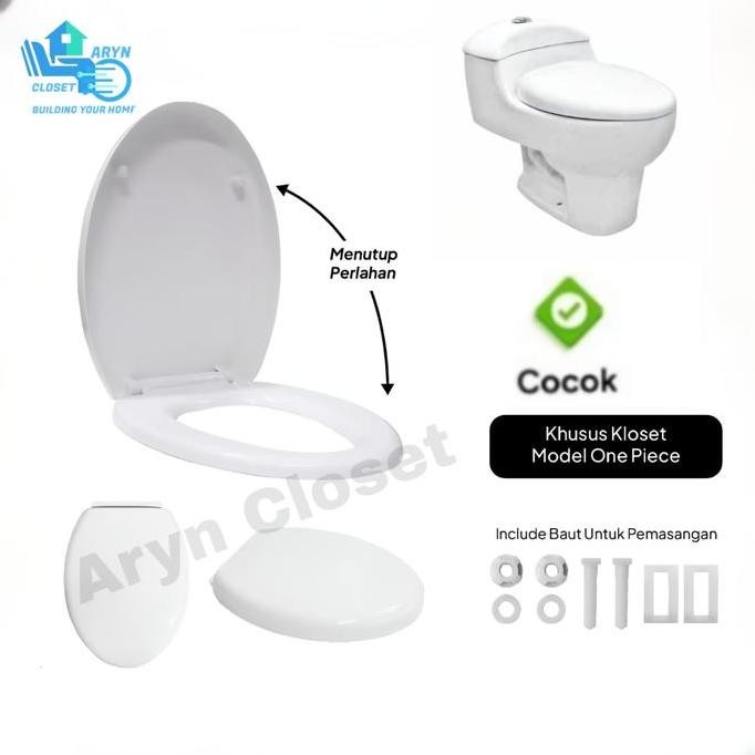 Tutup closet Duduk / Cover Closet / untuk Toto Model Kodok