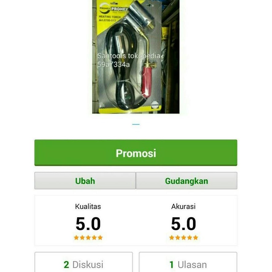 GAS TORCH ALAT KOMPOR BAKAR PROHEX GERMANY QUALITY