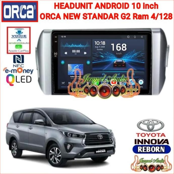 // Head Unit Android Orca 10 Inch Oem Innova Reborn Car Play //