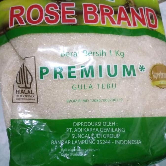 

dapat 2 kilo rosebrand kemasan Food Sugar Tebu