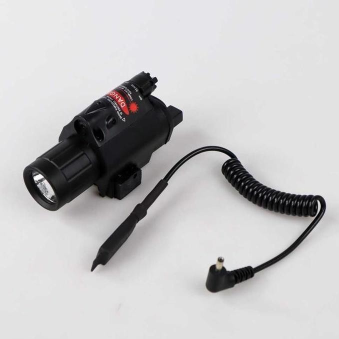 Laser Senter Scope Merah Red Dot Senapan Angin Outdoor Berburu 20Mm