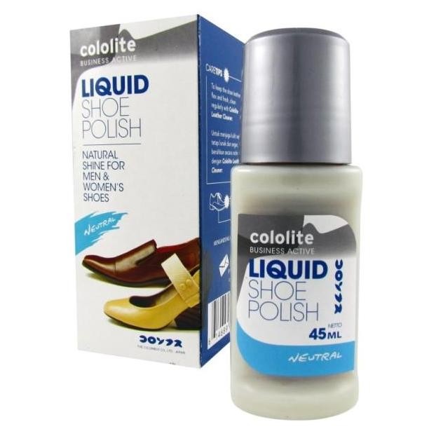 Semir Sepatu Kulit Cair Netral Cololite Shoe Polish