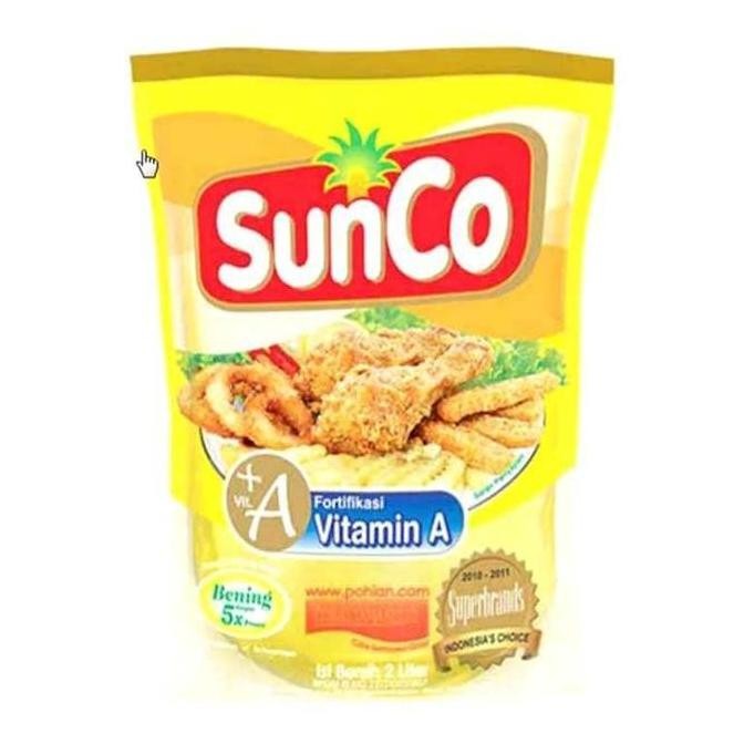 

sunco minyak goreng pouch 2 liter