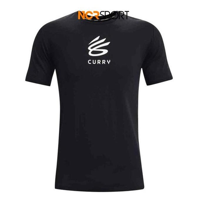 Baju Sneakers Under Armour Curry Splash Tee Black Original 1362819-002
