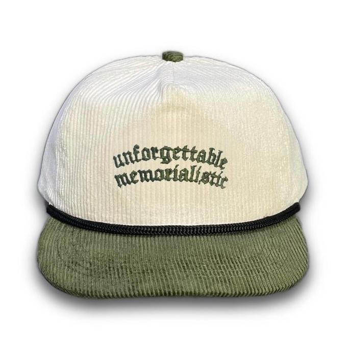 Topi Rope Hat Corduroy unforgettable Cream Army Thisplan