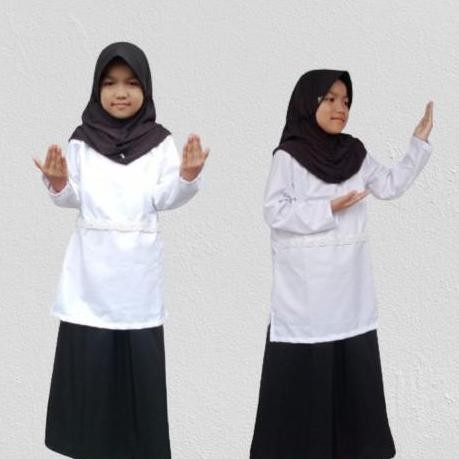 (Expert) baju SETELAN sekolah hitam putih anak perempuan SD/TPA