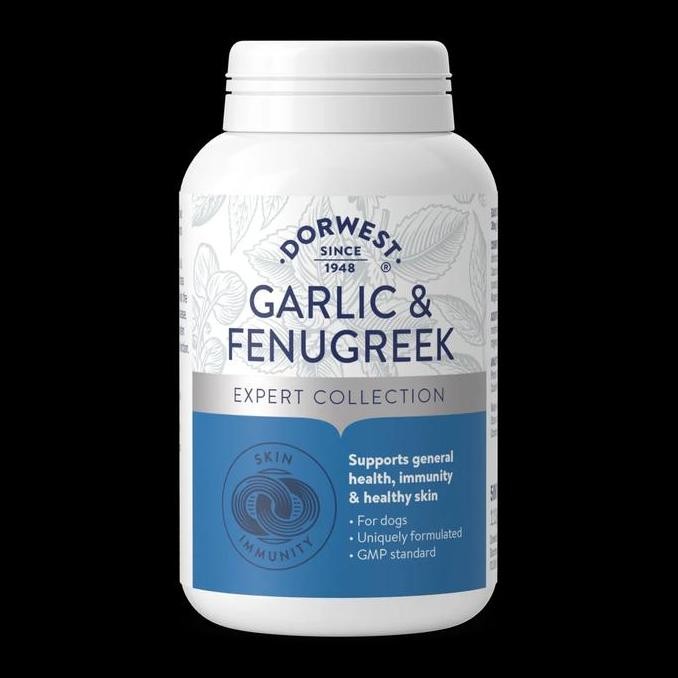 Dorwest Garlic & Fenugreek - Dog Skin Supplement Vitamin Anjing 500Tab Co