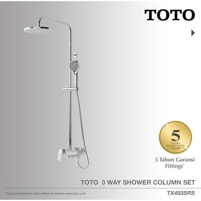 TOTO Column Set TX493SRS | Shower Column - Shower Tiang